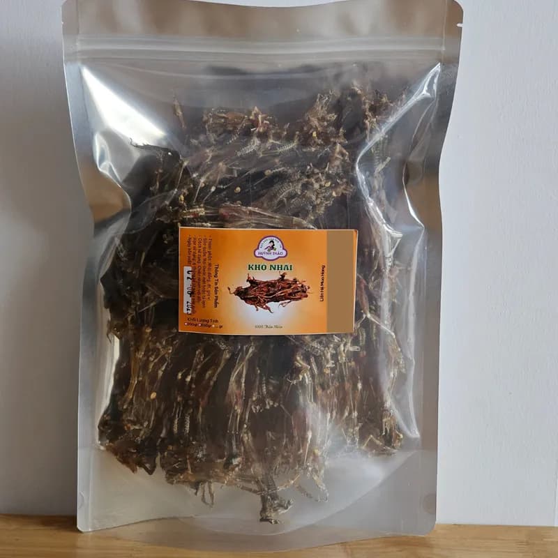 Túi khô nhái An Giang 200gr Huỳnh Thảo hút chân không — vũ nữ chân dài
